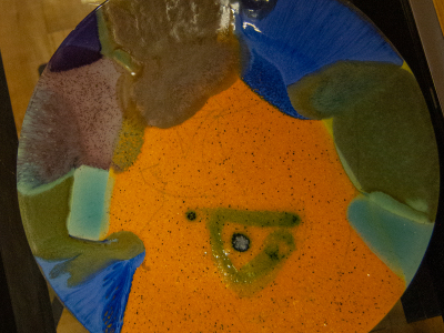 Стоян Цанев, Керамична чиния